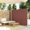 Image de Auvent Latéral Rétractable 160 X 500 Cm Marron