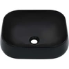 Image de vidaXL Lavabo 44,5 x 39,5 x 14,5 cm Céramique noire