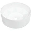 Image de vidaXL lavabo 36 x 14 cm céramique blanc