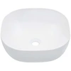 Image de vidaXL lavabo 42,5 x 42,5 x 14,5 cm céramique blanc