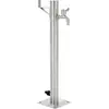 Image de Colonne À Eau De Jardin Ronde Acier Inoxydable 65 Cm Vidaxl