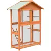 Image de Vidaxl - Cage À Oiseaux Pin Massif Et Bois De Sapin 125,5x59,5x164 Cm