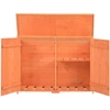 Image de vidaXL Remise à outils de jardin 128x42x91 cm bois