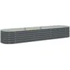 Image de Vidaxl - Lit Surélevé De Jardin 320x80x44 Cm Acier Galvanisé Gris
