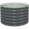 Image de Vidaxl Lit Surélevé De Jardin 80x80x44 Cm Acier Galvanisé Gris