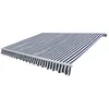 Image de Auvent Pliable Manuel 300 Cm Bleu/blanc