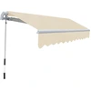 Image de vidaXL Store banne manuel 300 cm blanc crème