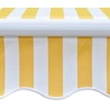 Image de vidaXL Store banne motorisé 400 cm jaune/blanc