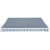 Image de vidaXL Store banne 350 cm bleu/blanc