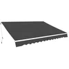 Image de Vidaxl - Auvent Pliable Manuel 500 Cm Anthracite