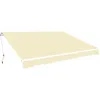 Image de Vidaxl - Auvent Pliable Manuel 400 Cm Crème