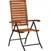 Image de vidaXL Chaises longues de jardin 2 pcs. Bois d'acacia massif