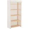 Image de Garde-robe Blanc 79 X 40 X 170 Cm Tissu