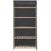 Image de vidaXL Armoire Gris 79 x 40 x 170 cm Tissu