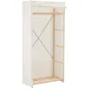 Image de Garde-robe Blanc 79 X 40 X 170 Cm Tissu - Vidaxl