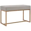 Image de Banc 80 Cm Gris Velours Vidaxl