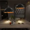 Image de Vidaxl Ceiling Lamps 2 Pcs Black And Gold Semi-spherical 50 Cm E27