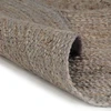 Image de vidaXL Tapis Jute Artisanal Rond 90 cm Gris