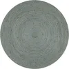 Image de Tapis Fait À La Main Jute Rond 90 Cm Vert Olive Vidaxl