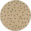 Image de Vidaxl - Tapis Fait À La Main Jute Avec Imprimé À Triangles 90 Cm