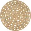 Image de Tapis Fait À La Main Jute Tressée 120 Cm Vidaxl