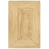 Image de Tapis Fait À La Main Jute Naturel 80x160 Cm