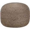 Image de Pouf Fait À La Main Gris Clair 45 X 30 Cm Jute - Vidaxl
