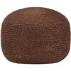 Image de Pouf Fait À La Main Marron 40 X 45 Cm Jute Vidaxl