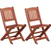 Image de vidaXL Ensemble Bistro 3 pièces pour enfants en bois massif d'eucalyptus