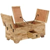 Image de vidaXL Table basse en bois massif de manguier 80x40x35 cm