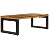 Image de vidaXL Table basse 100x50x35 cm vieux bois et acier
