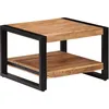 Image de Table Basse 60x60x40 Cm Bois D'Acacia Massif Vidaxl