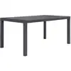 Image de Vidaxl - Table De Jardin Marron 150x90x72 Cm Plastique Aspect De Rotin