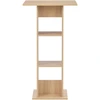 Image de vidaXL Table de bar chêne brun 60x60x110 cm
