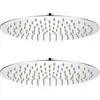 Image de Douche De Pluie 2 Pcs En Acier Inoxydable Rond Dans Différentes Tailles Taille : 30 Cm