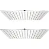 Image de Douche De Pluie 2 Pcs En Différentes Tailles En Acier Inoxydable Taille : 40 X 40 Cm