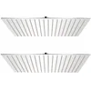 Image de Douche De Pluie 2 Pcs En Différentes Tailles En Acier Inoxydable Taille : 50 X 50 Cm