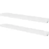 Image de Vidaxl - Tagères Murales 4 Pcs Blanc 100 Cm