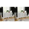 Image de Cache-radiateurs 2 Pcs Blanc Mdf 172 Cm