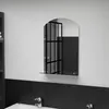 Image de Vidaxl Miroir Mural Avec Étagère 40x60 Cm Verre Trempé