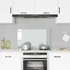 Image de vidaXL Dos de cuisine Transparent 90×50 cm Verre trempé