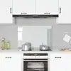 Image de vidaXL Dos de cuisine Transparent 90×60 cm Verre trempé