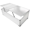 Image de vidaXL Couchette sans fond avec 2 couvercles