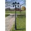 Image de Lampadaire De Jardin 3 Bras 230 Cm Vert Foncé/noir Aluminium