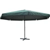 Image de vidaXL Parasol vert aluminium 500 cm