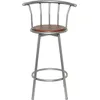 Image de vidaXL Tabouret de bar 2 pcs. Brun acier