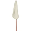 Image de vidaXL Parasol 300x258 cm blanc sable