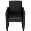 Image de vidaXL Chaise de salle à manger 4 pcs. noir similicuir