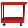 Image de vidaXL Chariot d'atelier 100 kg rouge