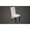 Image de vidaXL Chaises de salle à manger 4 pcs. Blanc Similicuir